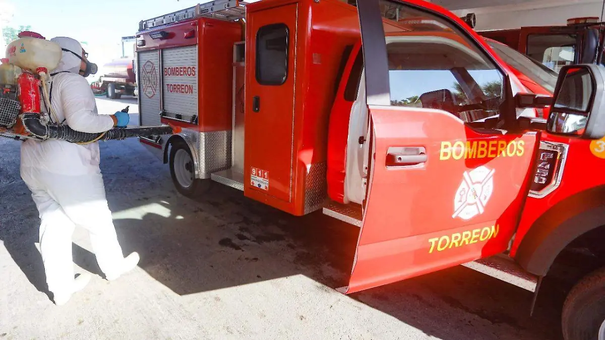 MIGUEL 1 Deja el hospital bombero que dio positivo Covd-19